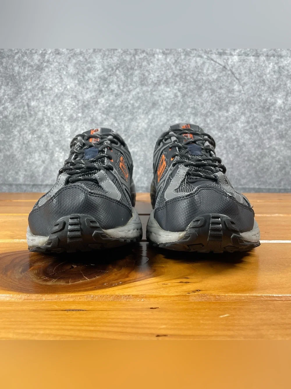 New Balance 481 V2 All Terrain Mens 12 2E Wide Gray Orange Trail Shoes MT481BO2